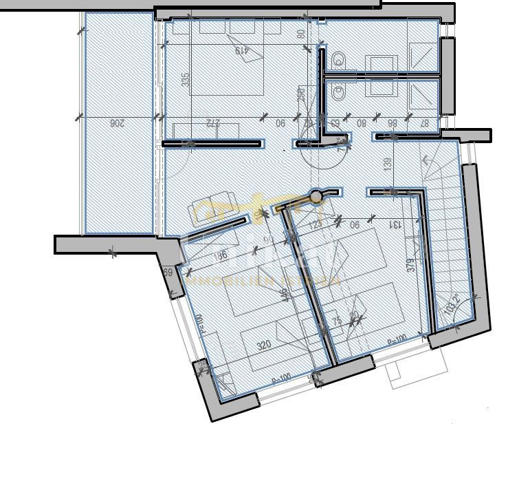 Moderna dvojna hiša s bazenom in pogledom na morje